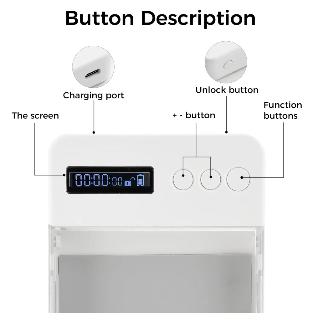 Transparent Phone Lock Box